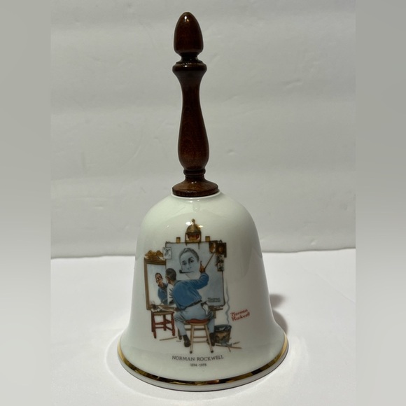 Norman Rockwell 1894-1978 " Triple Self Portrait" The Danbury Mint 1979 Germany - Picture 1 of 10